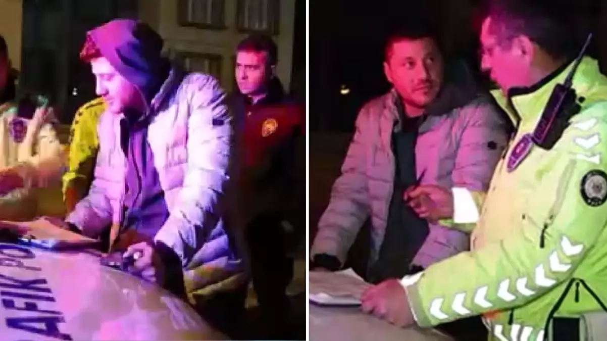 Alkollü sürücüden polise “pes” dedirten soru