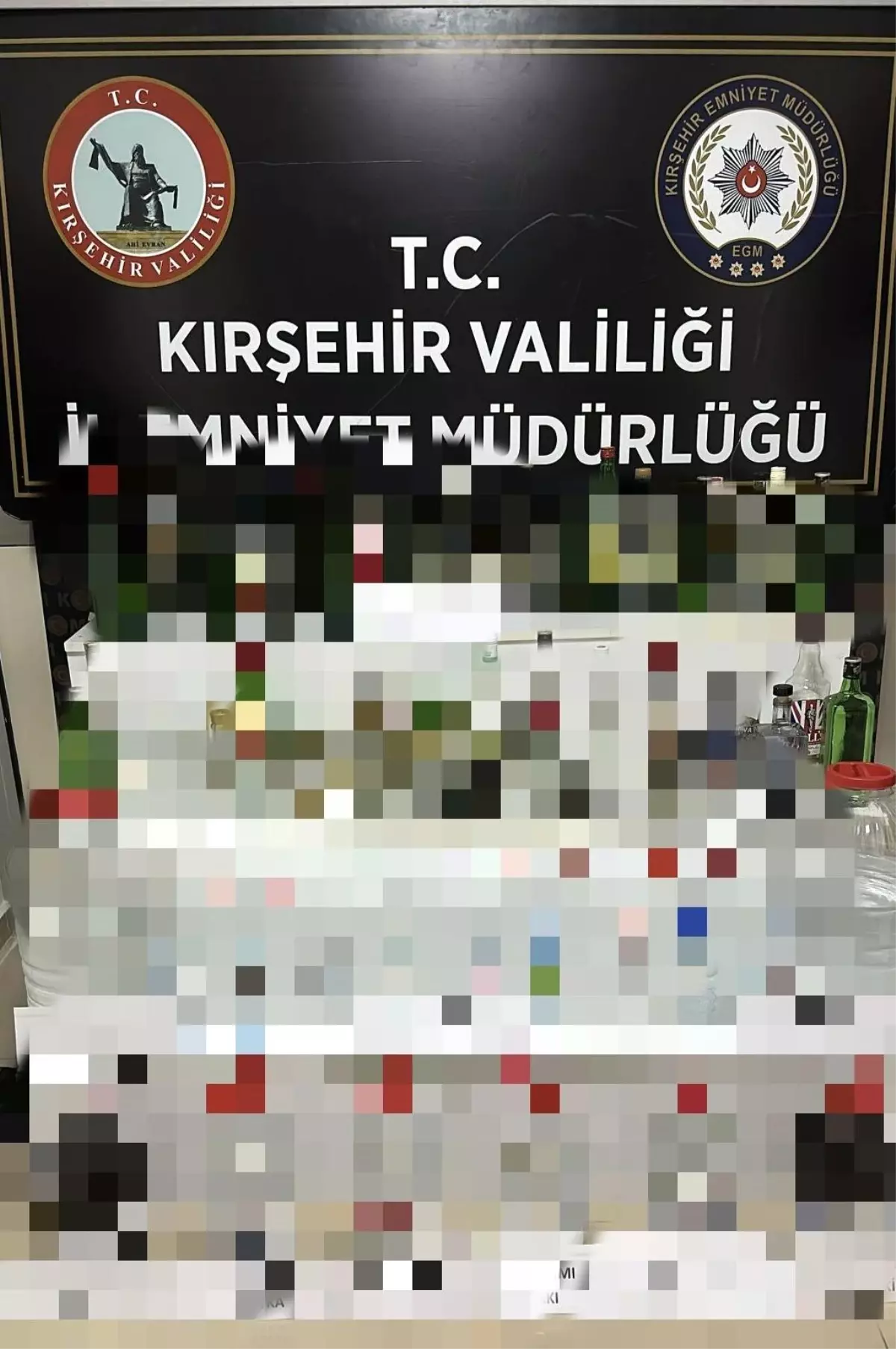 Kırşehir’de Sahte Alkol Operasyonu