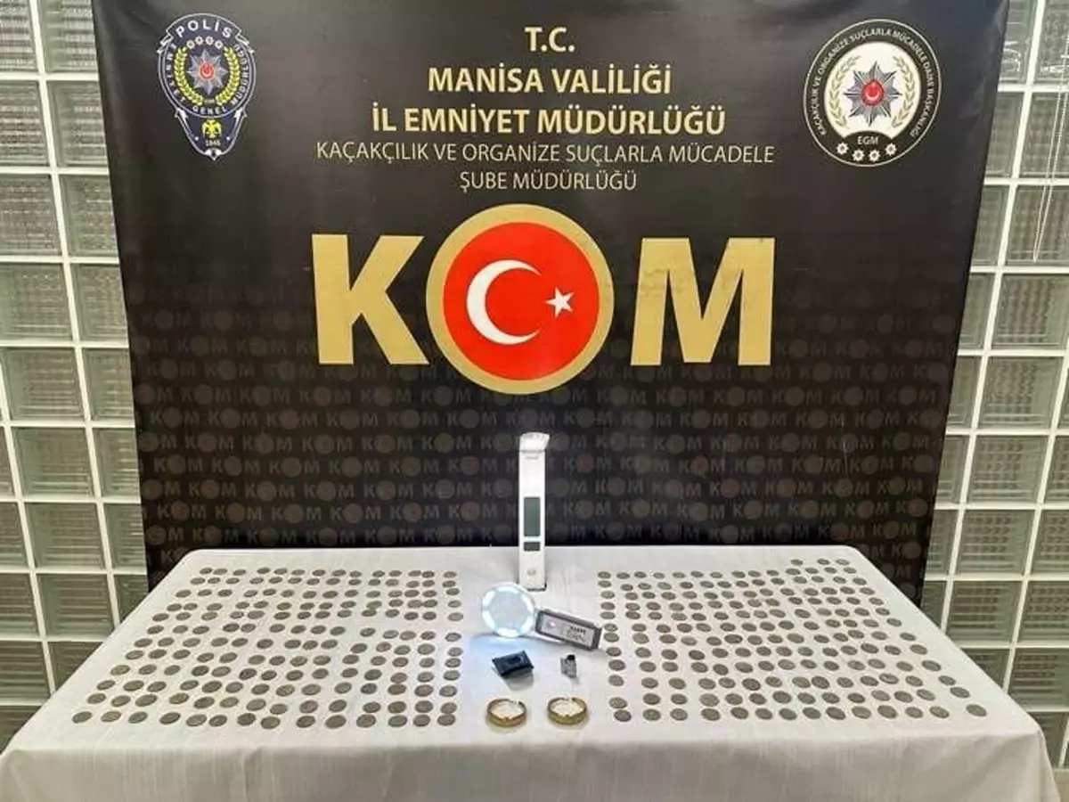 Manisa’da Tarihi Eser Kaçakçılığı Operasyonu: 4 Gözaltı