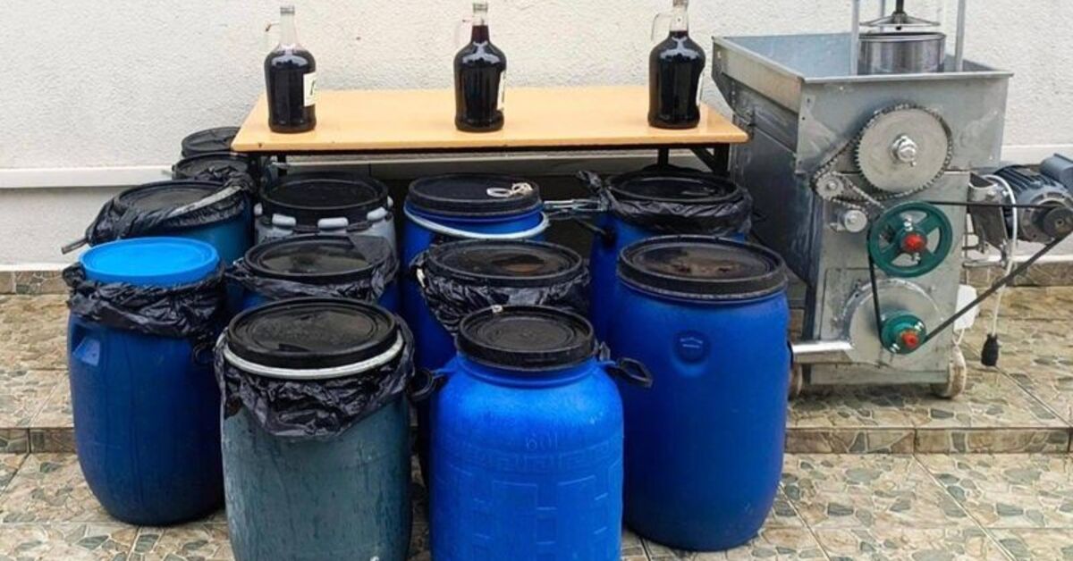 Tekirdağ’da 2 bin 471 litre sahte içki ele geçirildi