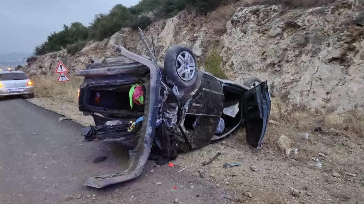Kozan’da Otomobil Takla Attı: 2 Yaralı